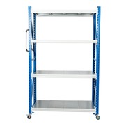 Стеллаж мобильный СТ-4 200x150x600 4 полки